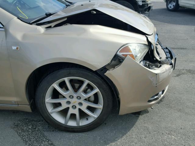1G1ZK57758F172575 - 2008 CHEVROLET MALIBU LTZ 金色 照片 9