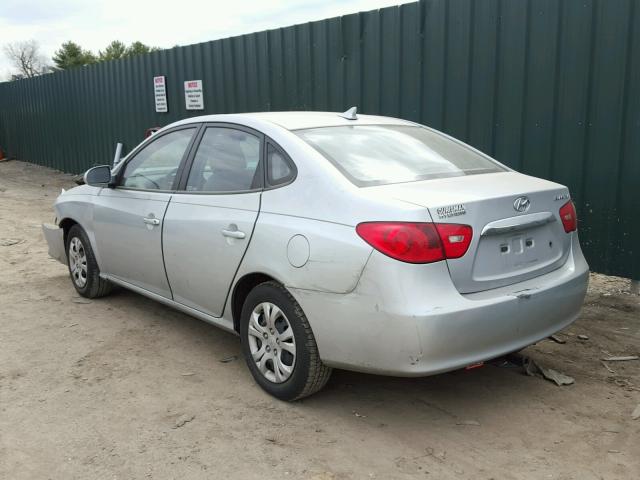 KMHDU4AD6AU176460 - 2010 HYUNDAI ELANTRA BL SILVER photo 3