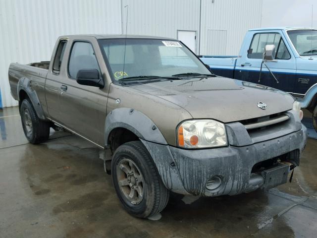 1N6ED26T31C346452 - 2001 NISSAN FRONTIER K BROWN photo 1