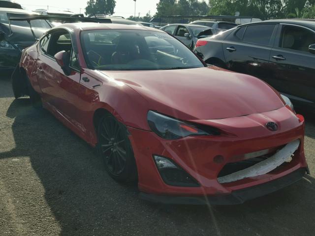 JF1ZNAA19D1702359 - 2013 TOYOTA SCION FR-S წითელი ფოტო 1