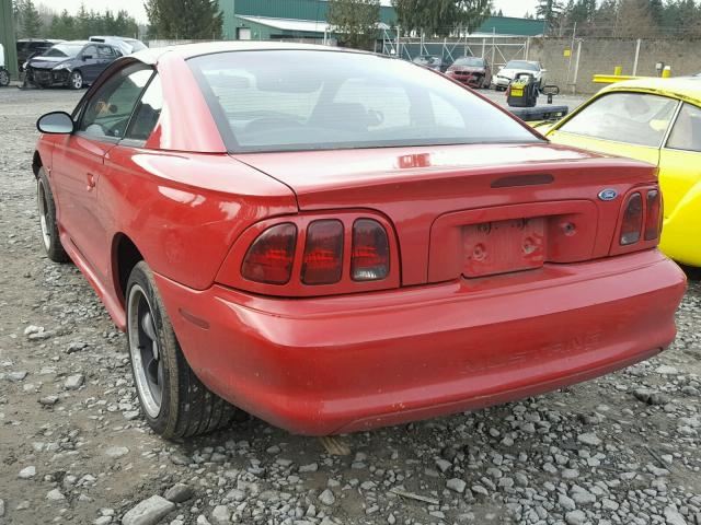 1FALP4041TF110324 - 1996 FORD MUSTANG RED photo 3