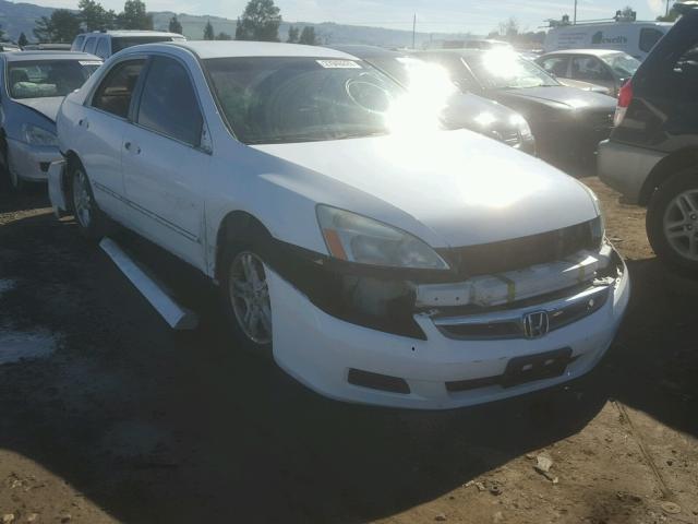 1HGCM56356A044709 - 2006 HONDA ACCORD SE WHITE photo 1