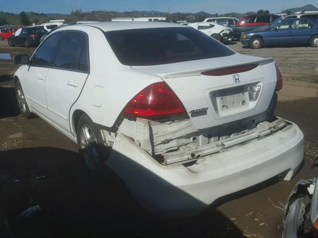 1HGCM56356A044709 - 2006 HONDA ACCORD SE WHITE photo 3