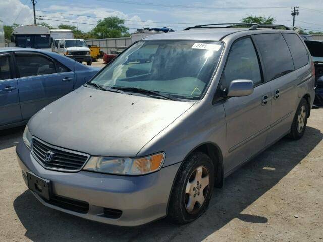 2HKRL1863YH502285 - 2000 HONDA ODYSSEY EX GRAY photo 2