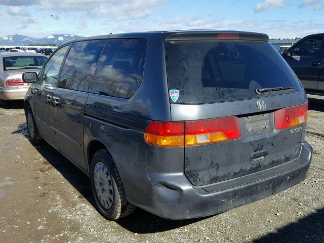 5FNRL18564B126102 - 2004 HONDA ODYSSEY LX CHARCOAL photo 3