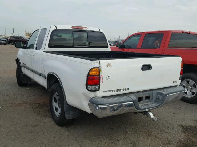 5TBRT3417YS078649 - 2000 TOYOTA TUNDRA ACC WHITE photo 3