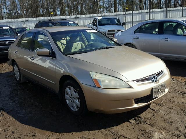 1HGCM56304A177701 - 2004 HONDA ACCORD LX GOLD photo 1