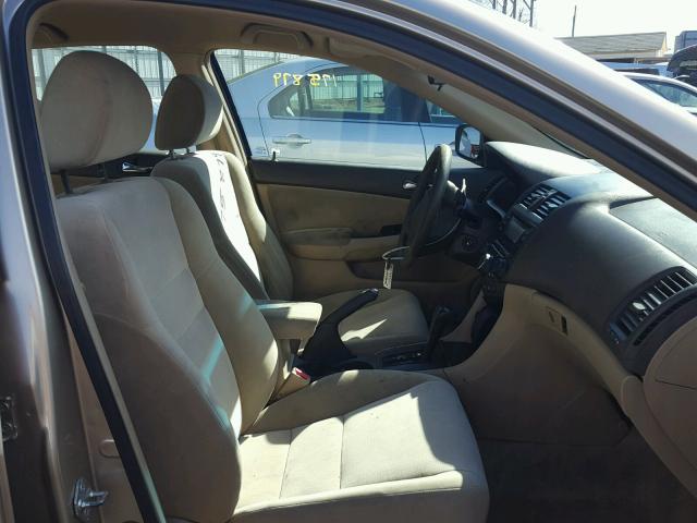 1HGCM56304A177701 - 2004 HONDA ACCORD LX GOLD photo 5