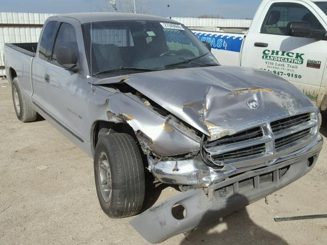 1B7GL22Y9XS120074 - 1999 DODGE DAKOTA SILVER photo 1