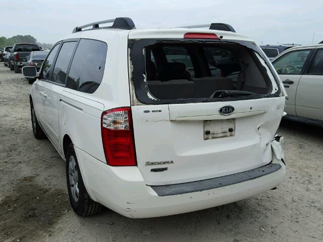 KNDMB233X66061505 - 2006 KIA SEDONA EX WHITE photo 3