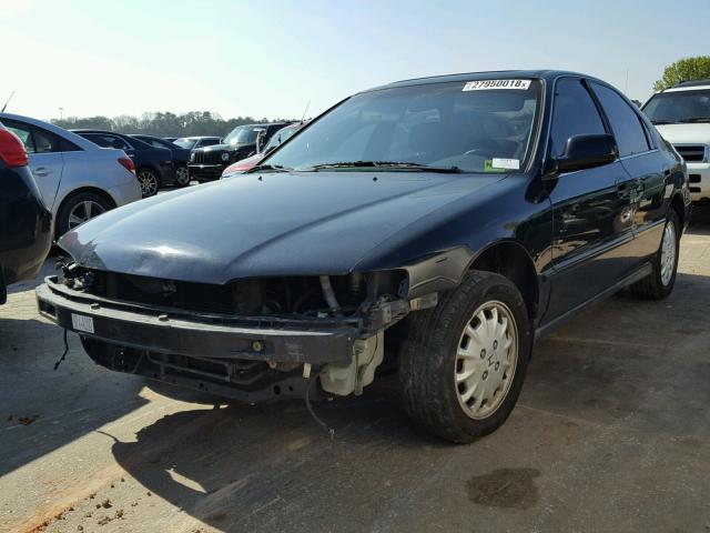 1HGCD5655VA128707 - 1997 HONDA ACCORD EX BLACK photo 2