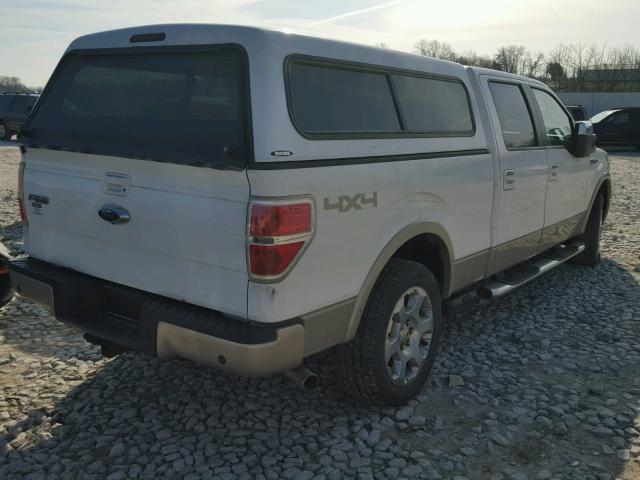 1FTPW14V89FB06649 - 2009 FORD F150 SUPER WHITE photo 4