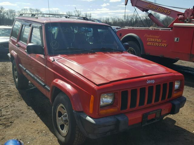 1J4FF48S71L599270 - 2001 JEEP CHEROKEE S RED photo 1