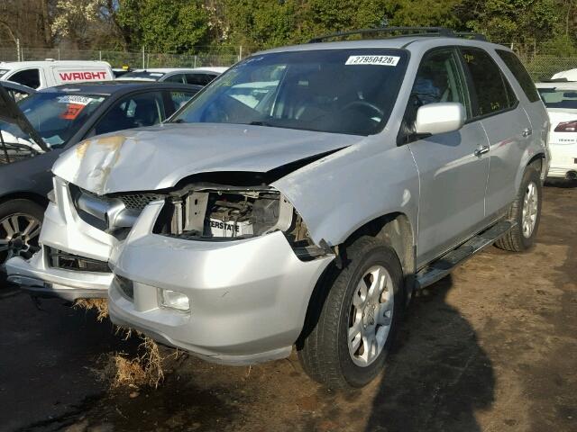 2HNYD18654H546052 - 2004 ACURA MDX TOURIN SILVER photo 2