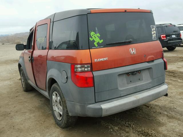 5J6YH28325L005268 - 2005 HONDA ELEMENT LX ORANGE photo 3