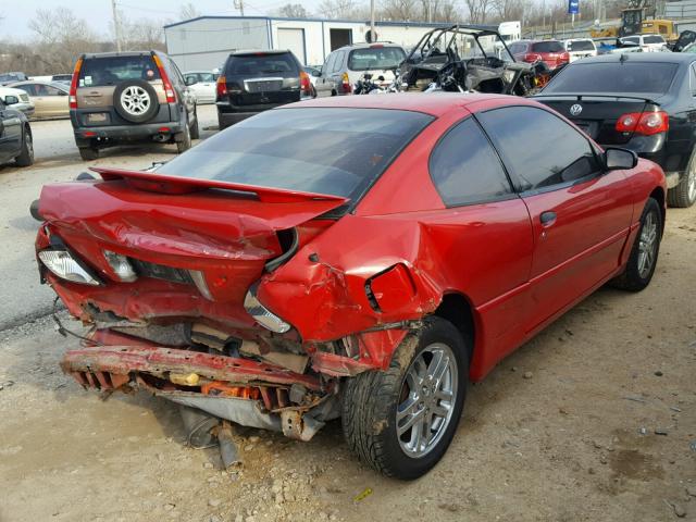 1G2JB12F337221534 - 2003 PONTIAC SUNFIRE MAROON photo 4