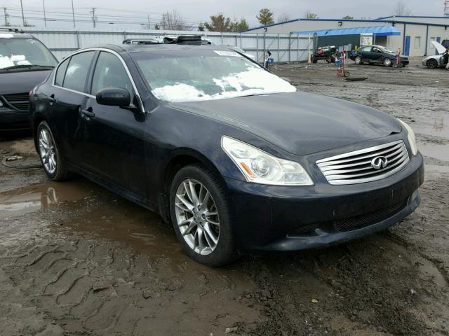 JNKBV61FX8M264880 - 2008 INFINITI G35 BLACK photo 1