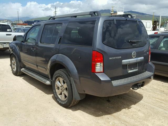 5N1AR1NNXAC611217 - 2010 NISSAN PATHFINDER GRAY photo 3