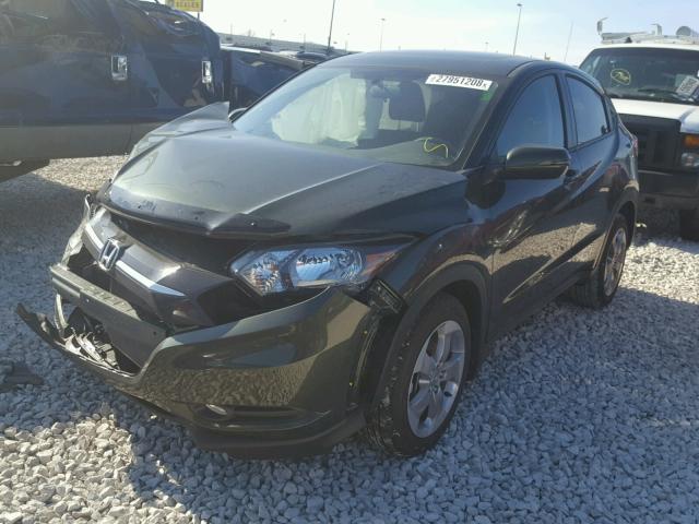 3CZRU6H55HG704887 - 2017 HONDA HR-V EX GREEN photo 2