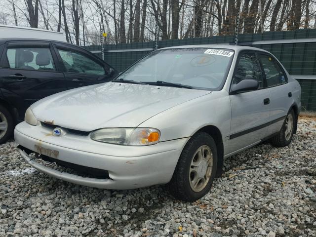 1Y1SK54831Z408355 - 2001 CHEVROLET GEO PRIZM SILVER photo 2