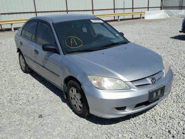 2HGES16314H618910 - 2004 HONDA CIVIC DX V SILVER photo 1