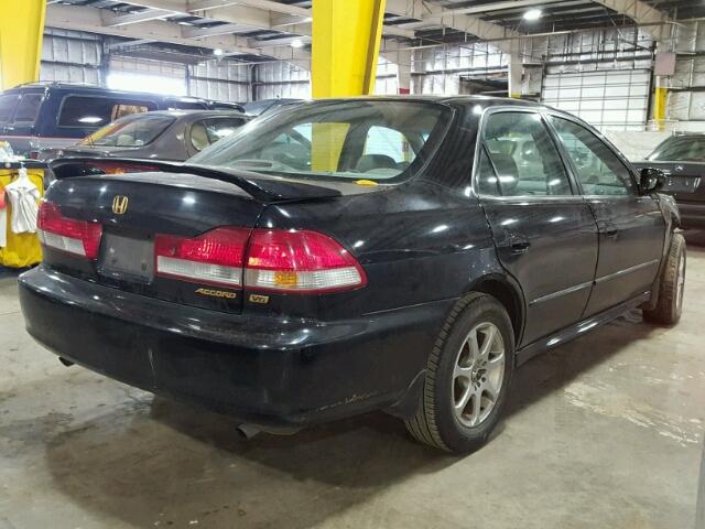 1HGCG16572A063757 - 2002 HONDA ACCORD EX BLACK photo 4