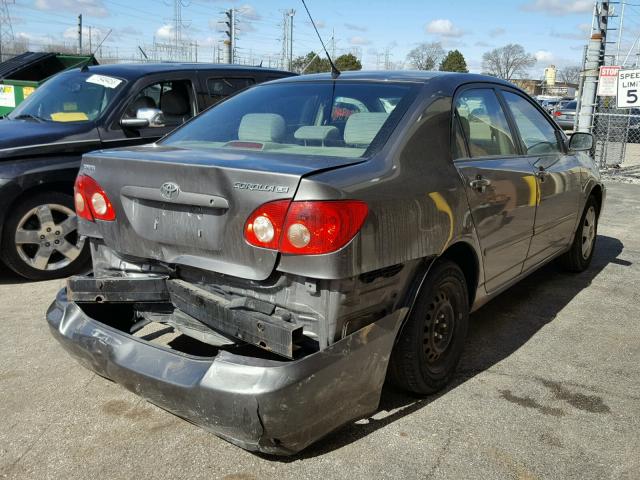 1NXBR30E86Z582406 - 2006 TOYOTA COROLLA CE GRAY photo 4