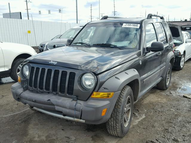 1J4GL38K75W565714 - 2005 JEEP LIBERTY RE CHARCOAL photo 2
