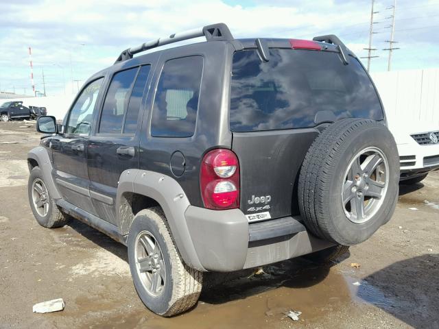 1J4GL38K75W565714 - 2005 JEEP LIBERTY RE CHARCOAL photo 3