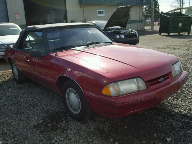 1FACP44M9NF127496 - 1992 FORD MUSTANG LX RED photo 1