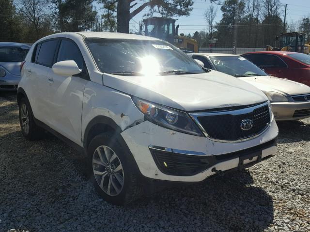 KNDPB3ACXF7682999 - 2015 KIA SPORTAGE L WHITE photo 1