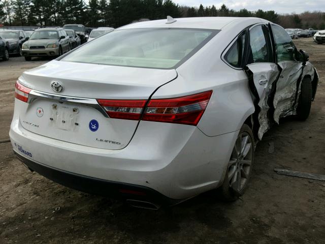 4T1BK1EB9DU052692 - 2013 TOYOTA AVALON BAS WHITE photo 4