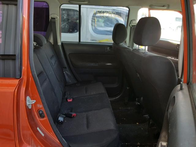 JTLKT334440159789 - 2004 TOYOTA SCION XB ORANGE photo 6