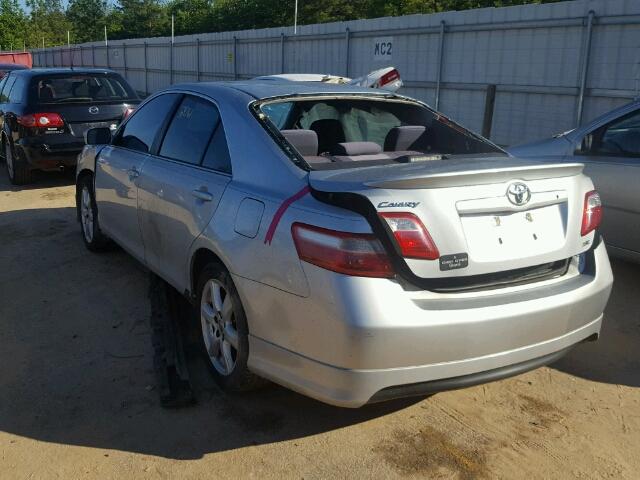 4T1BE46K17U142737 - 2007 TOYOTA CAMRY CE/L SILVER photo 3