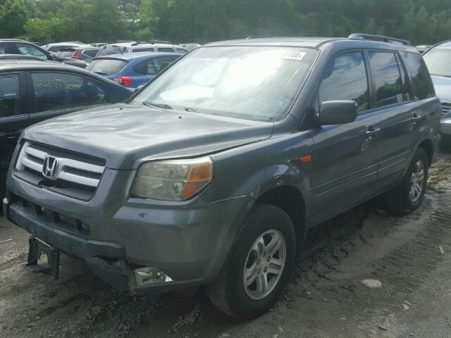 5FNYF28477B012713 - 2007 HONDA PILOT EX GRAY photo 2