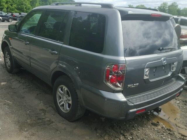 5FNYF28477B012713 - 2007 HONDA PILOT EX GRAY photo 3