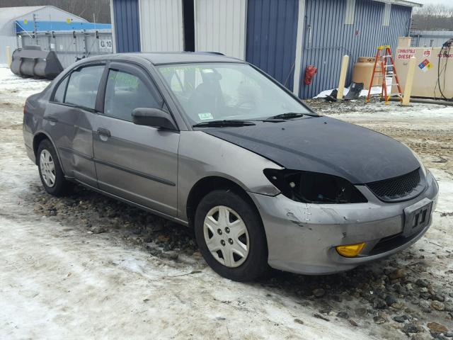 2HGES16365H507528 - 2005 HONDA CIVIC DX V GRAY photo 1