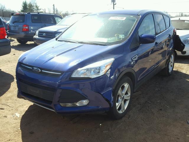 1FMCU0G99EUD73085 - 2014 FORD ESCAPE SE BLUE photo 2