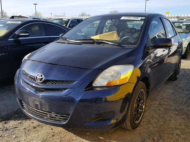 JTDBT923181265978 - 2008 TOYOTA YARIS BLUE photo 2