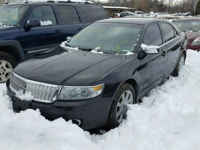 3LNHM28T38R648506 - 2008 LINCOLN MKZ BLACK photo 2