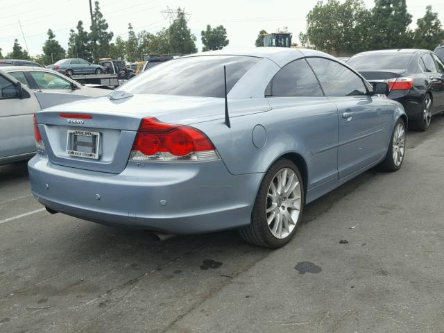 YV1MC68237J023465 - 2007 VOLVO C70 T5 BLUE photo 4