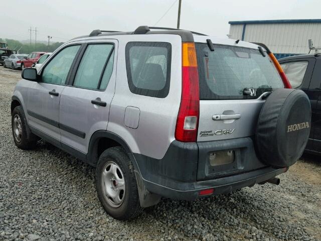 JHLRD68453C018568 - 2003 HONDA CR-V LX SILVER photo 3