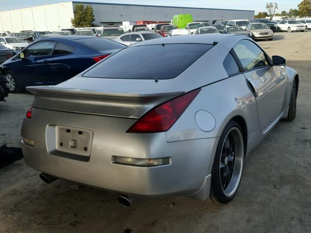 JN1AZ34E84T064053 - 2004 NISSAN 350Z COUPE SILVER photo 4