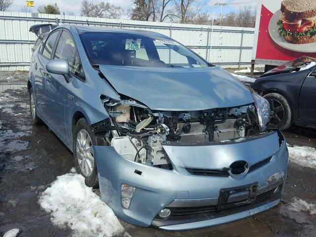 JTDKN3DP1C3026483 - 2012 TOYOTA PRIUS PLUG TEAL photo 1