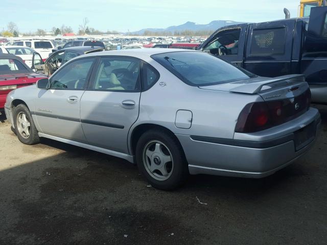 2G1WH55K229133693 - 2002 CHEVROLET IMPALA LS SILVER photo 3