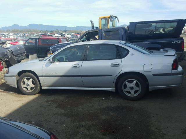 2G1WH55K229133693 - 2002 CHEVROLET IMPALA LS SILVER photo 9