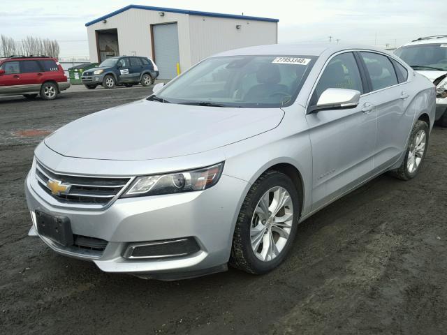 2G1125S35F9121648 - 2015 CHEVROLET IMPALA LT SILVER photo 2