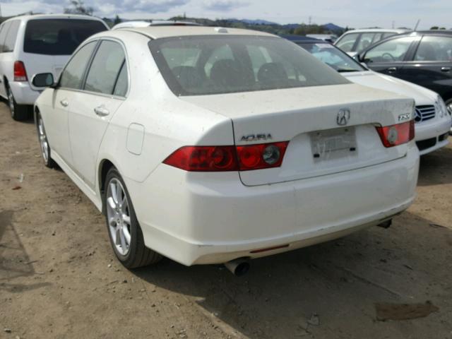 JH4CL96856C015296 - 2006 ACURA TSX WHITE photo 3