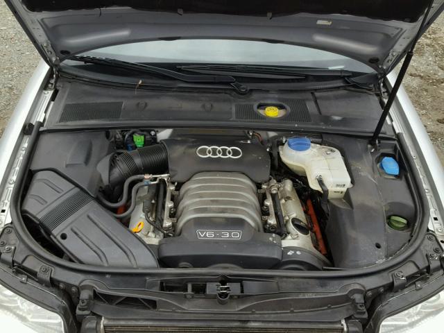 WAUVT68E03A318938 - 2003 AUDI A4 3.0 AVA GRAY photo 7