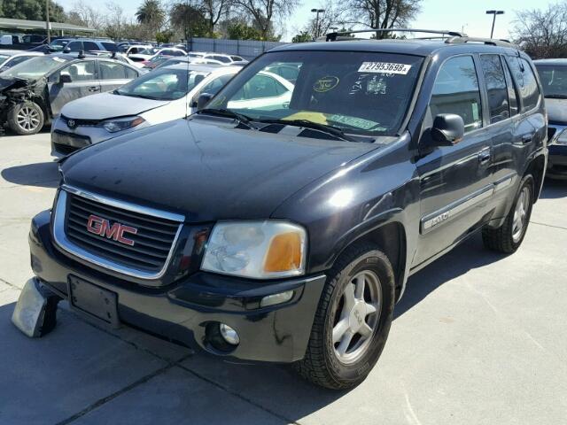 1GKDT13S532385645 - 2003 GMC ENVOY BLACK photo 2